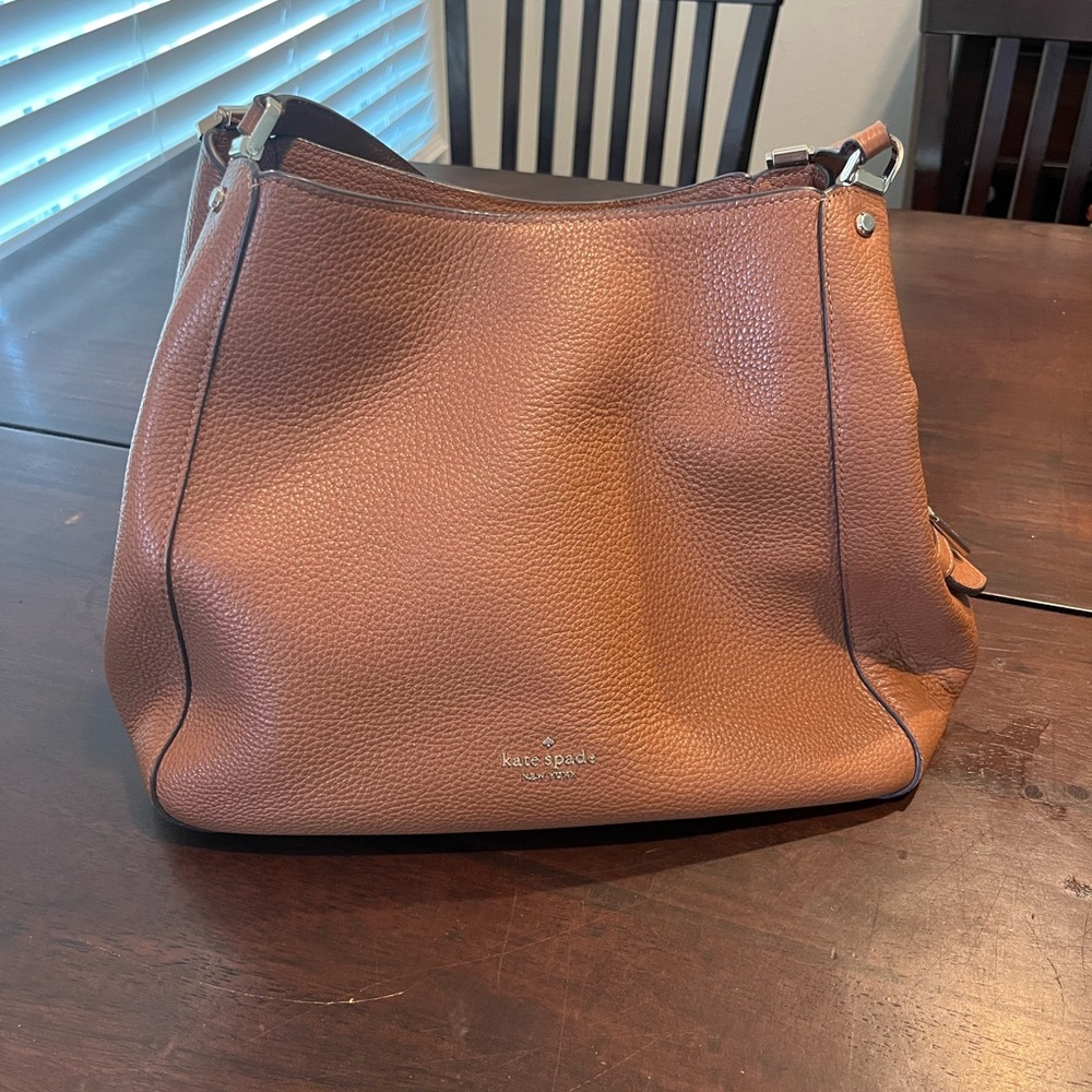 Kate Spade Tan Leather Shoulder Bag